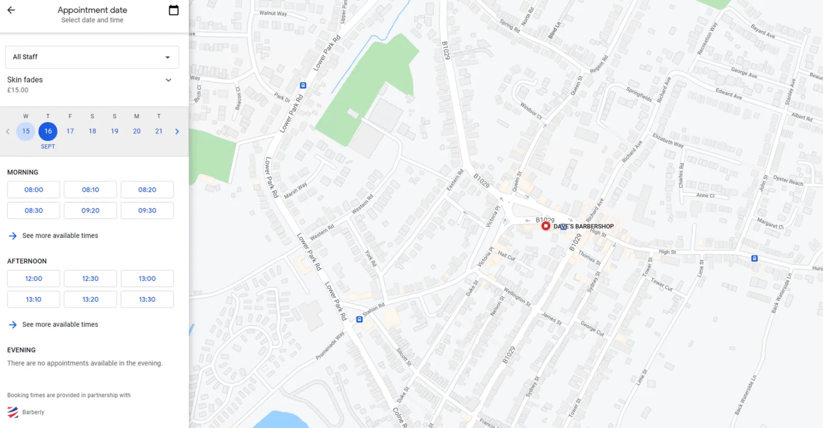 Recibe reservas desde Google Maps